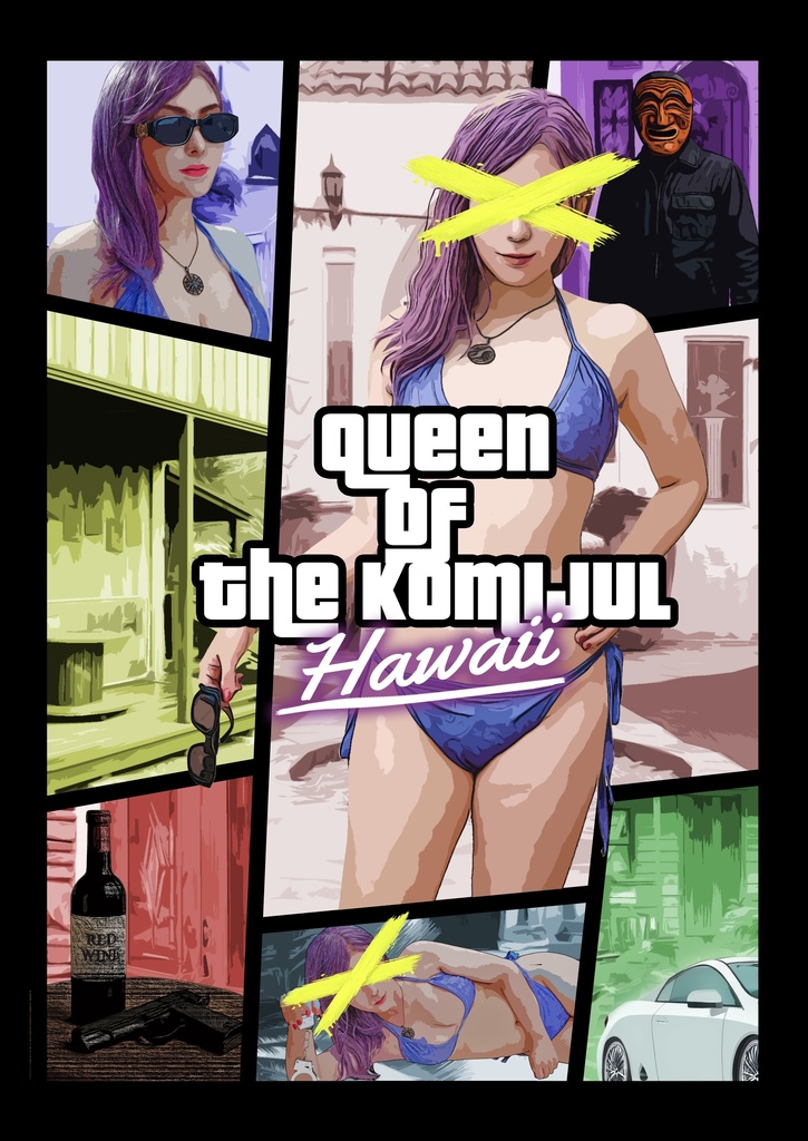 《 Queen of the Komijul: Hawaii 》龍が如く8 ソンヒ コスプレ同人写真集