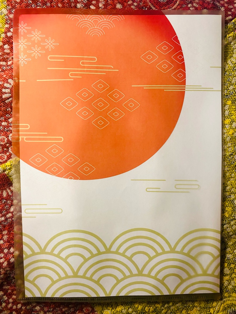 着物ぽても「クリアファイル」/Kimono potemo "Clear file"