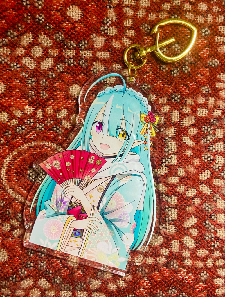 着物ぽても「アクリルキーホルダー」/Kimono potemo "Acrylic key chain"