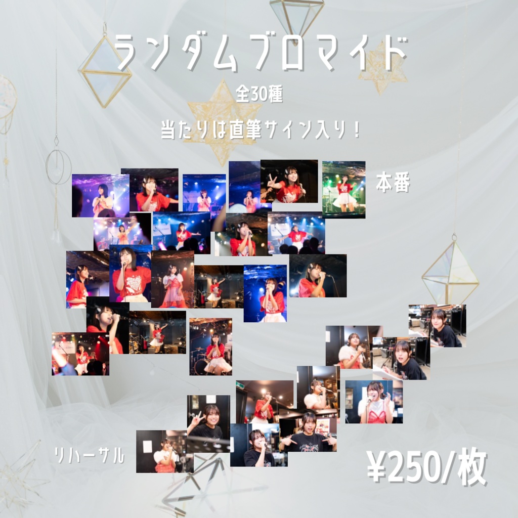 ランダムブロマイド(当たりサイン入り)