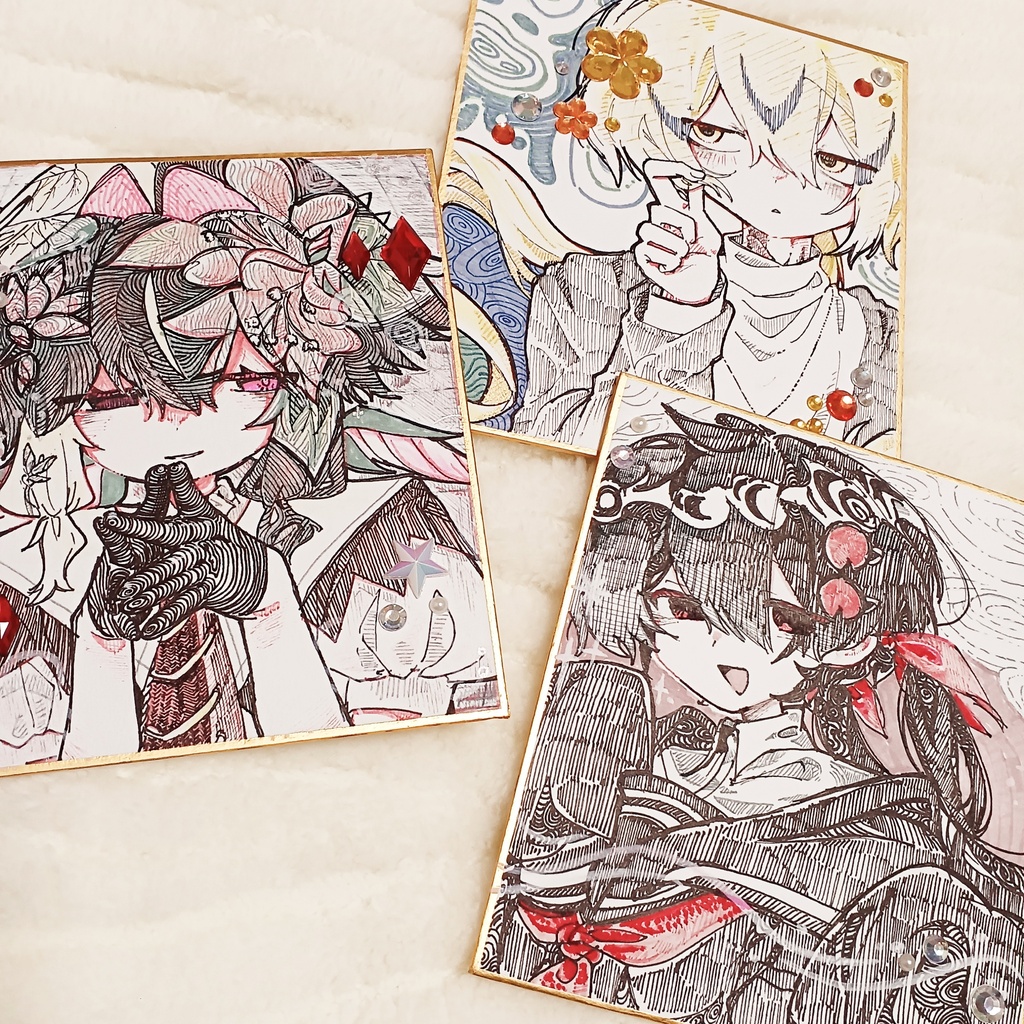 【手描きミニ色紙】販売ページ