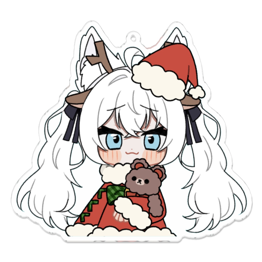 【期間限定🎄】サンタちびがむ・アクリルキーホルダー✨