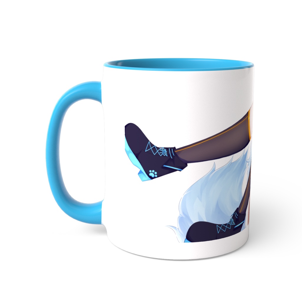 【 期間限定 】がむと一緒にほっと一息🩵ツートンカラーマグカップ🤍