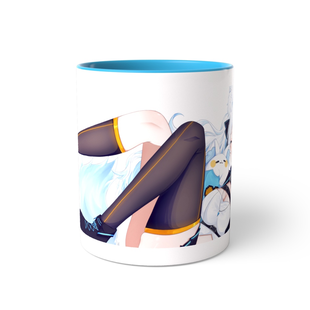 【 期間限定 】がむと一緒にほっと一息🩵ツートンカラーマグカップ🤍