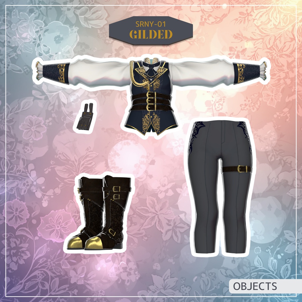 3D衣装『SRNY-01_GILDED』