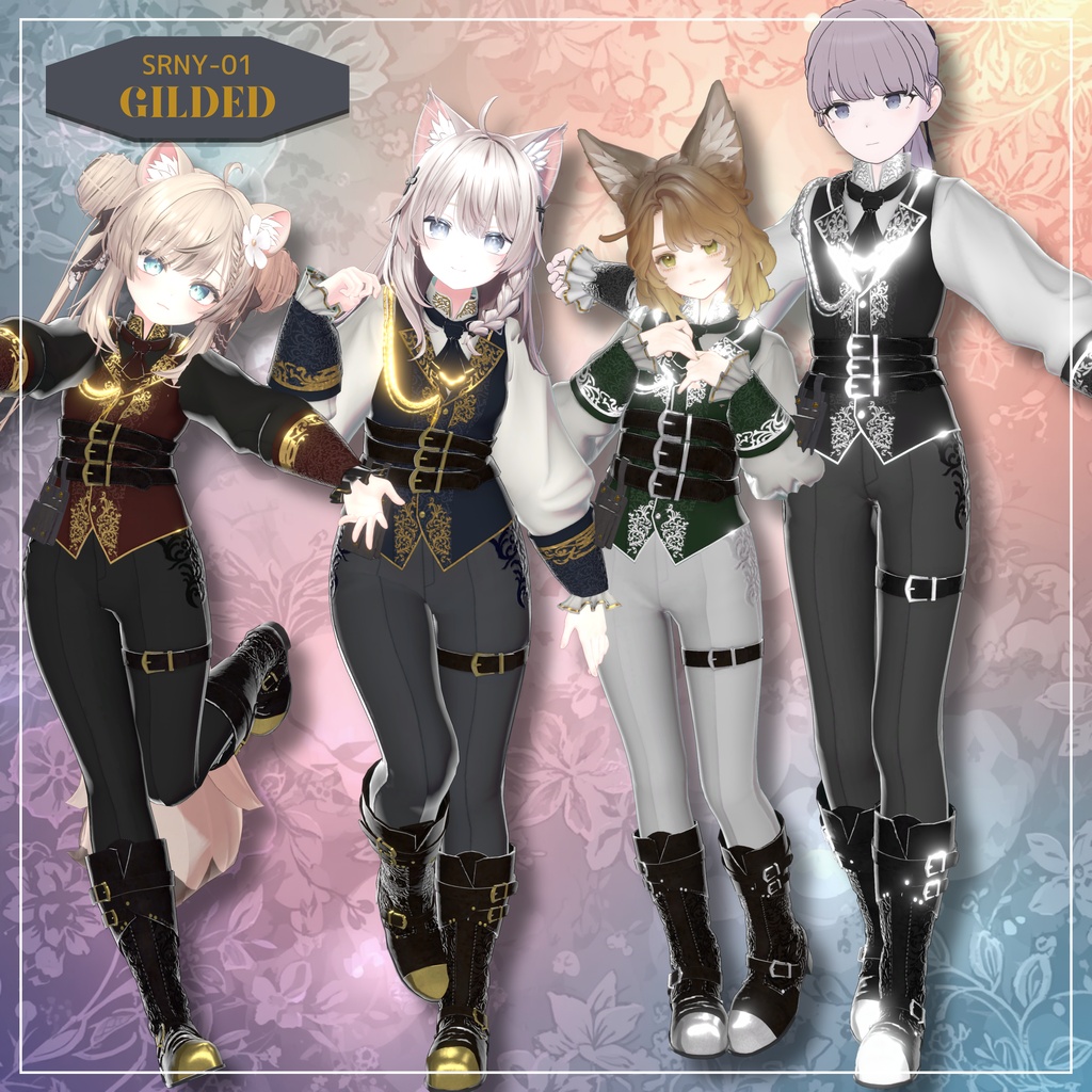 3D衣装『SRNY-01_GILDED』