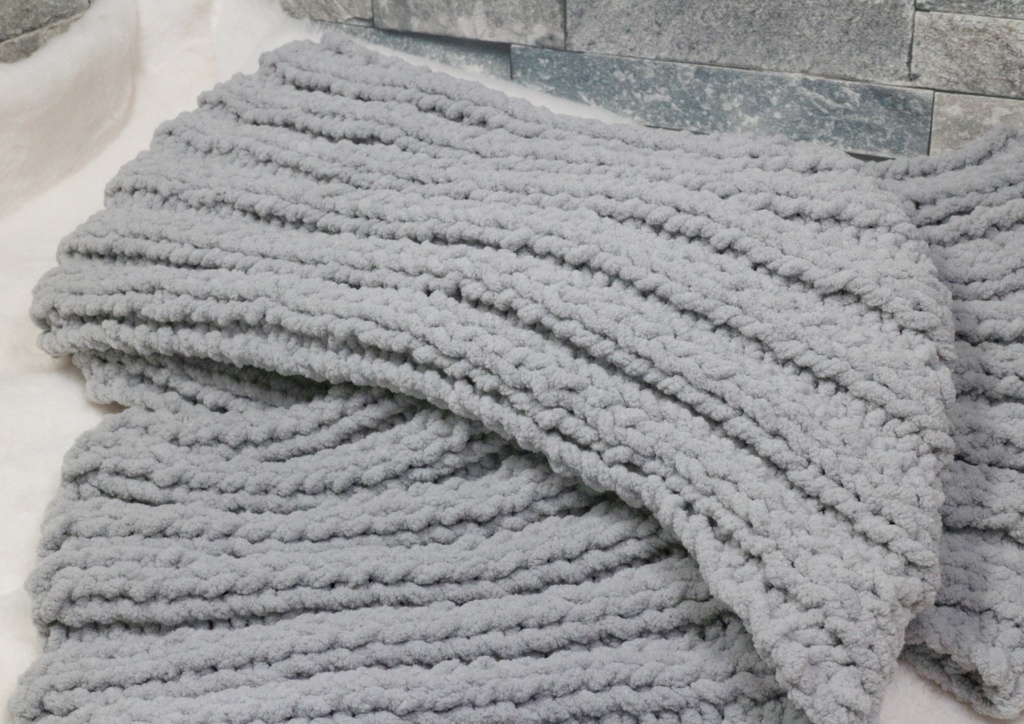 【VDシチュエーション付】手編みマフラー【A】