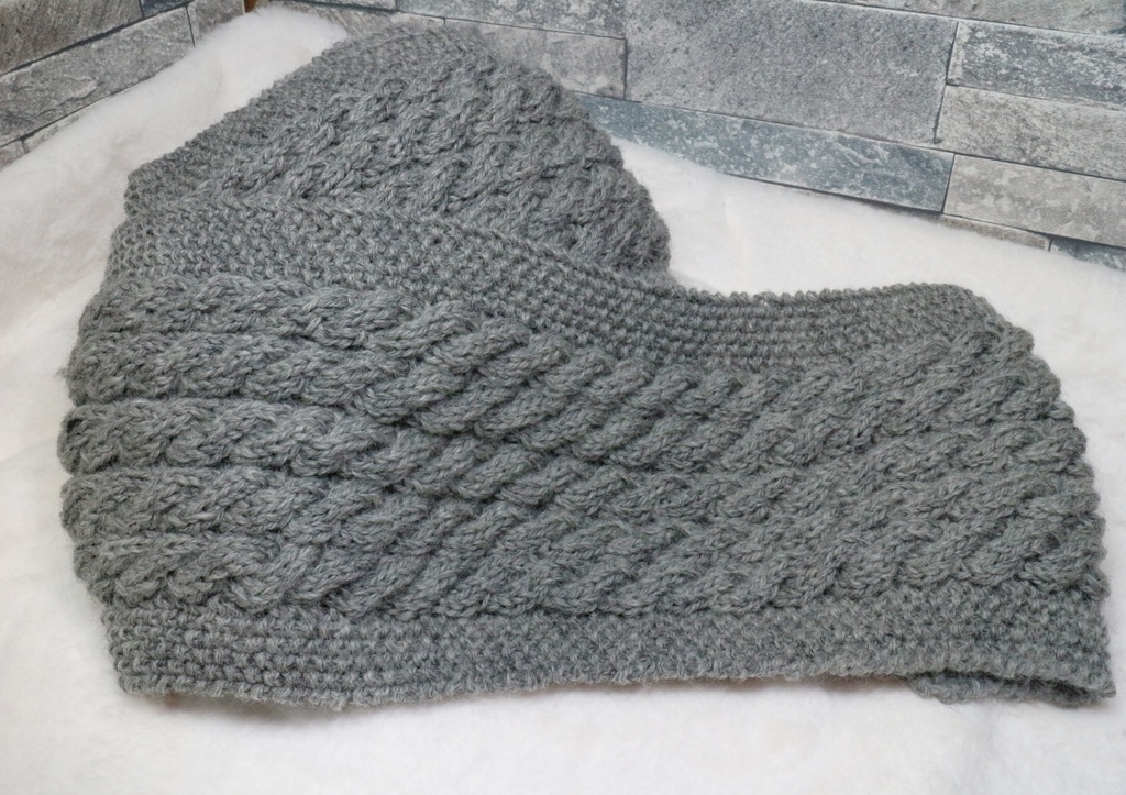 【VDシチュエーション付】手編みマフラー【B】