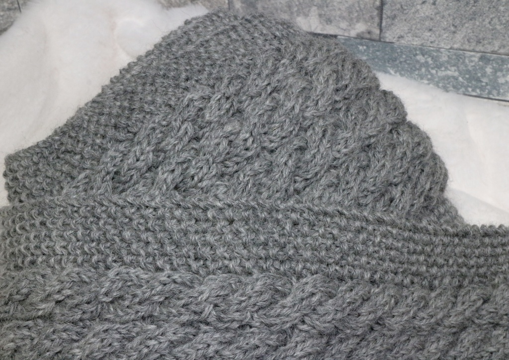 【VDシチュエーション付】手編みマフラー【B】