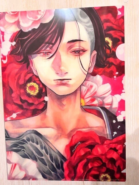 【グッズ】花クリアファイル