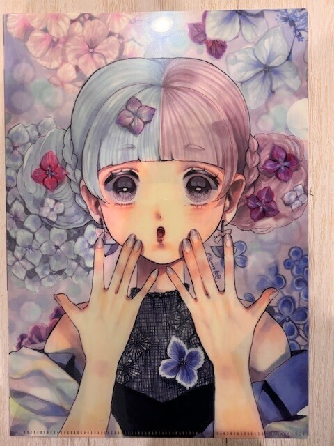 【グッズ】花クリアファイル