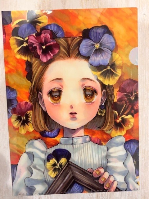 【グッズ】花クリアファイル