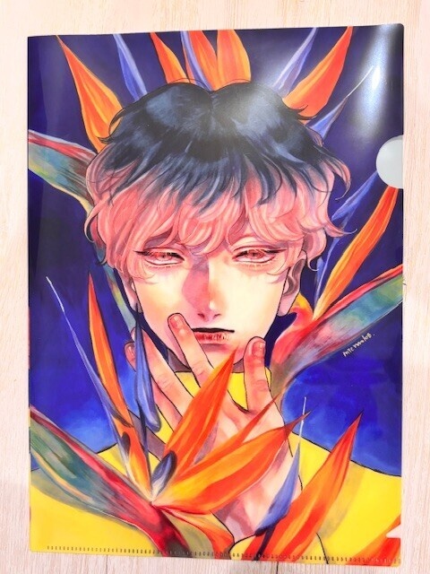 【グッズ】花クリアファイル