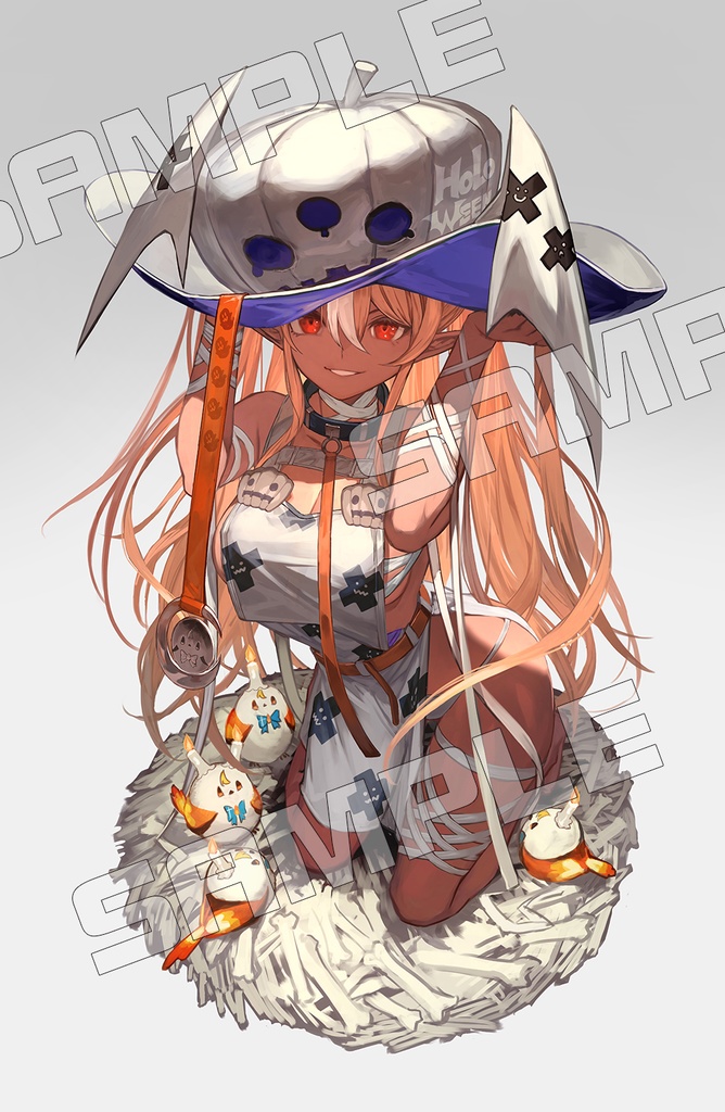 【期間＆数量限定】ハロウィンフレアちゃんB2タペストリー