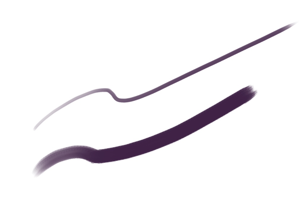 CLIPSTUDIO用 lackブラシ1(荒透明度筆圧管理2)