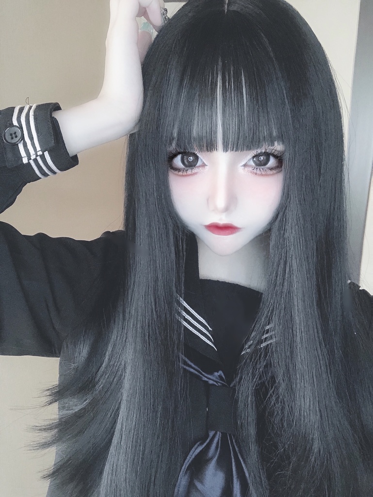 デコチェキ【黒髪セーラー服】