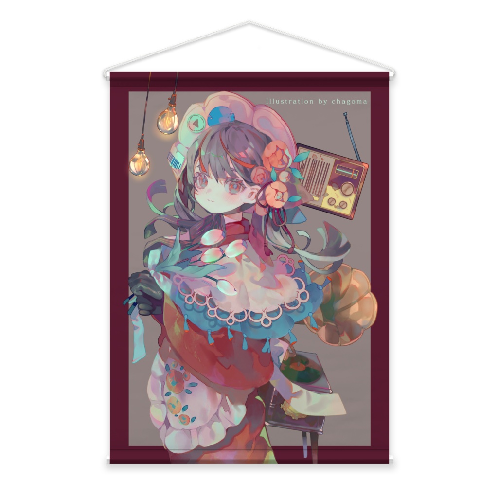 【オリジナル】蓄音機ちゃんB2タペストリー