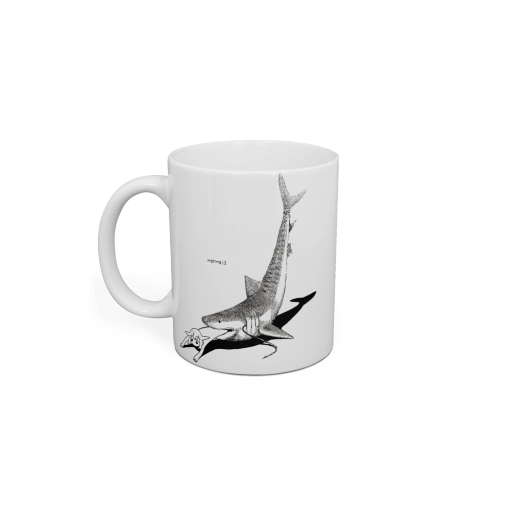 サメマーメイドマグカップ