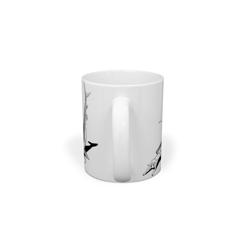 サメマーメイドマグカップ