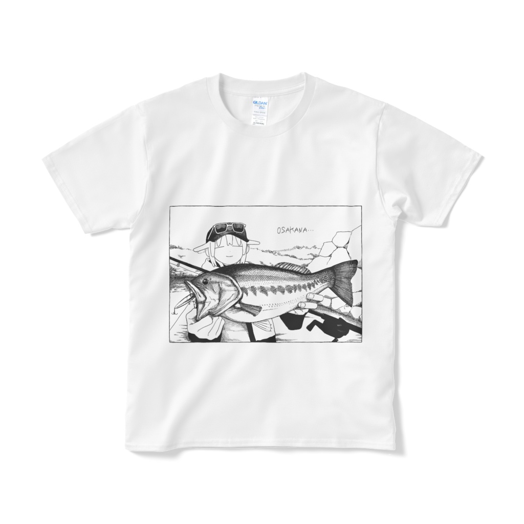 fishingクロッキTシャツ