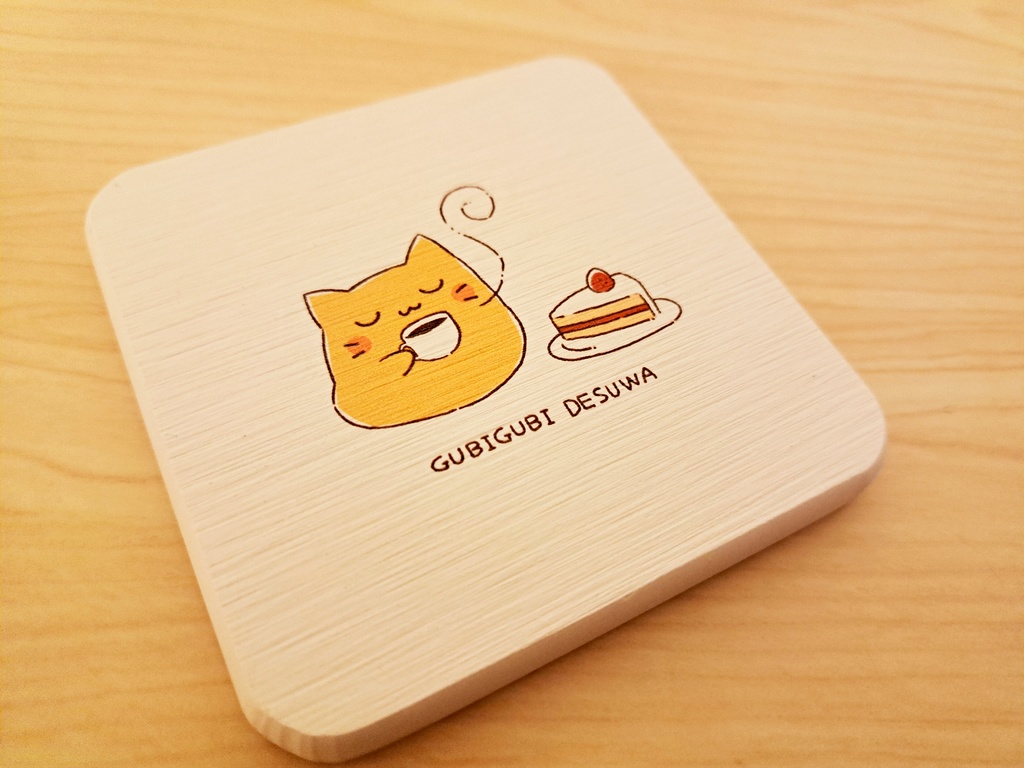 blobcat&bunHD 珪藻土コースター