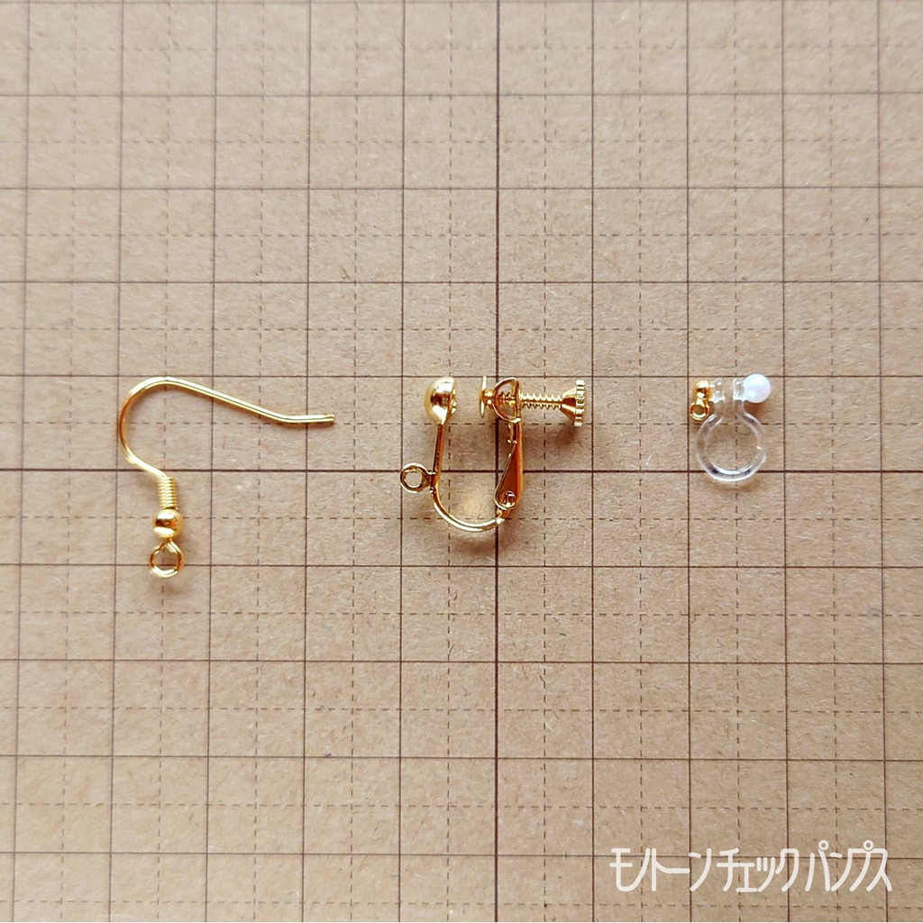 現代アート先輩イメージ ピアス・イヤリング 片耳用