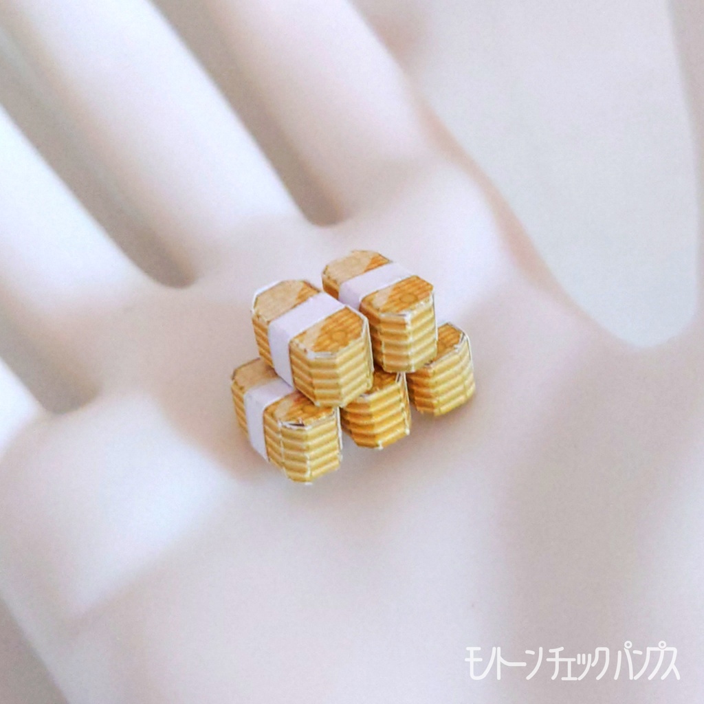 【無料】ミニチュア小判 ペーパークラフト