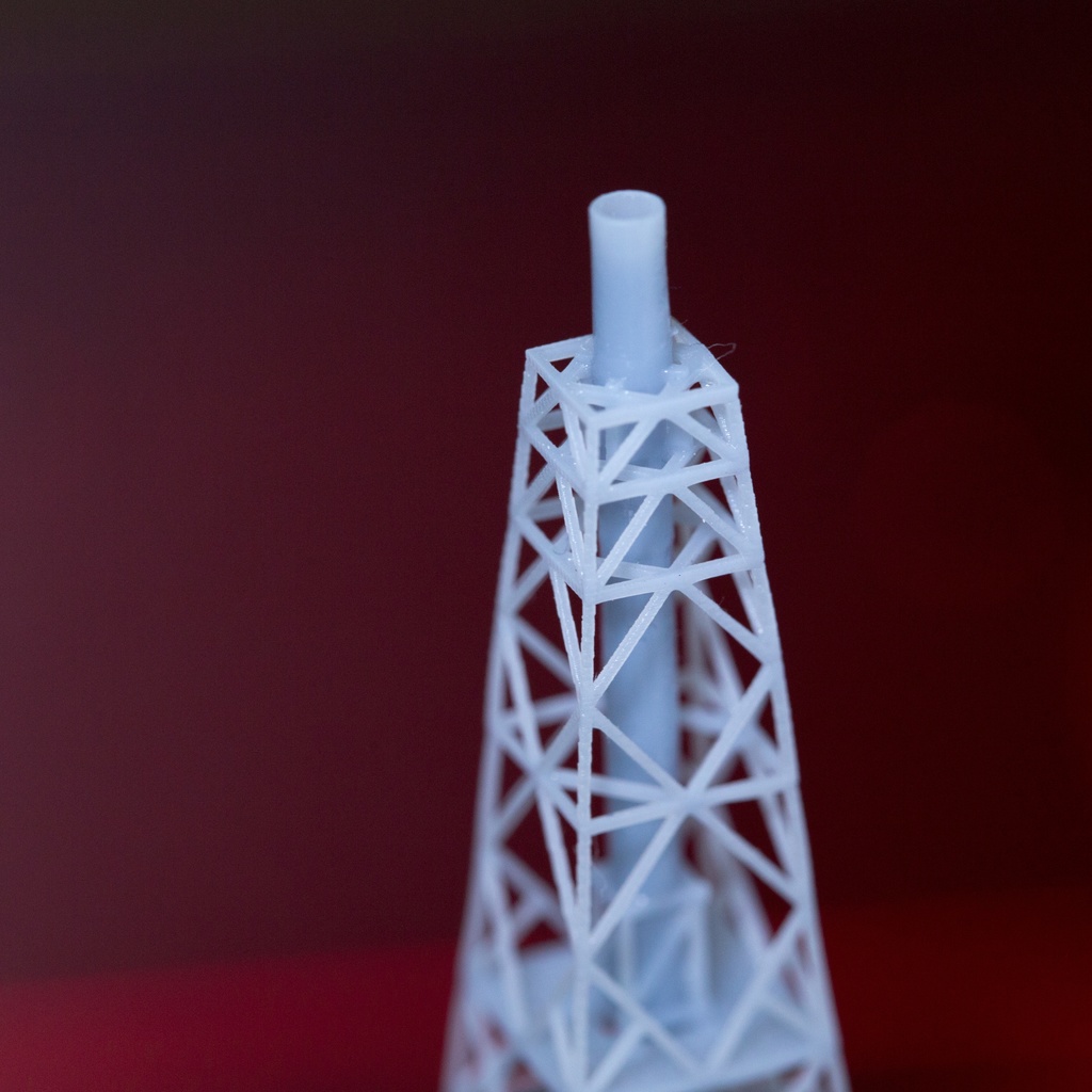 1/350スケール鉄塔型煙突2本セット