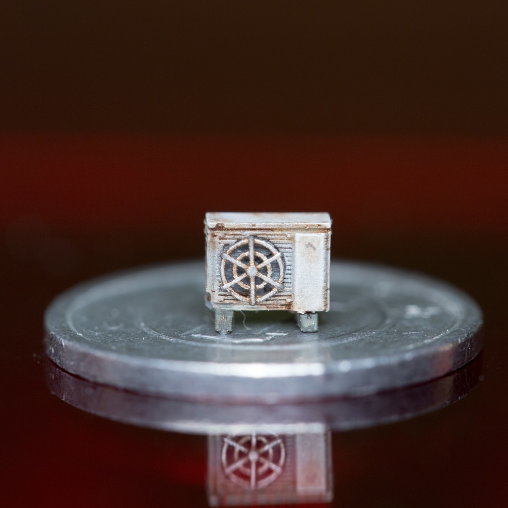 1/150スケール エアコン室外機 -model1980- 9個セット【送料無料】