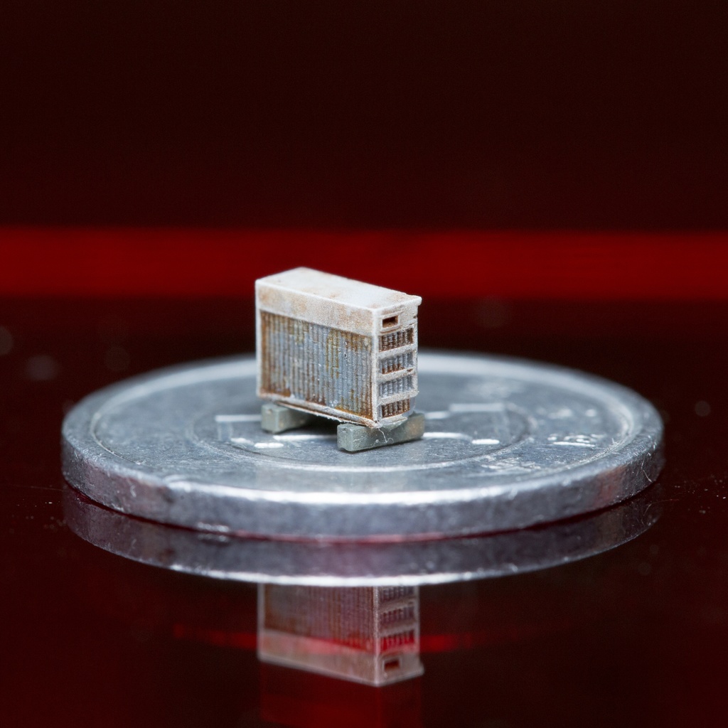 1/150スケール エアコン室外機 -model1980- 9個セット【送料無料】