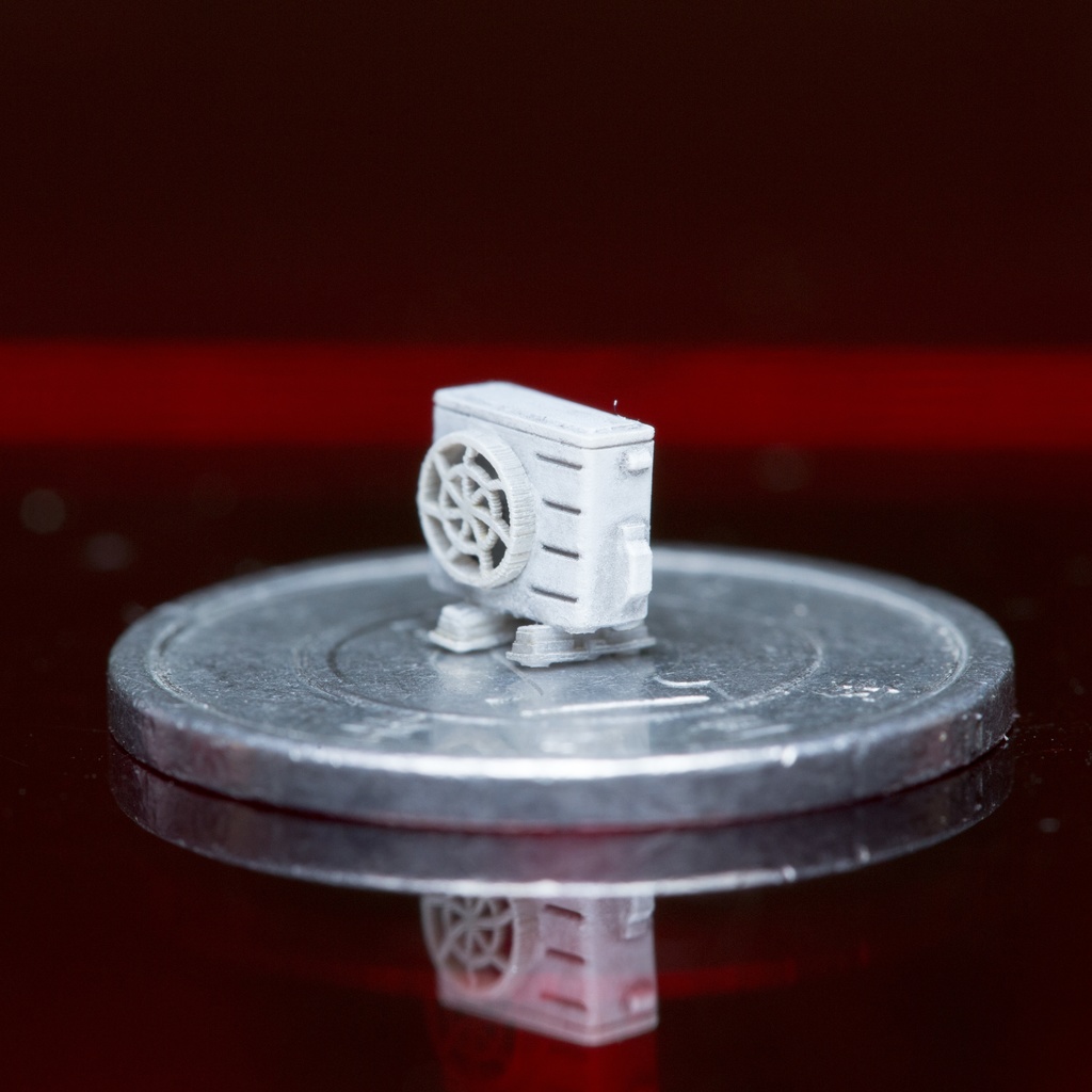 1/150スケール エアコン室外機 -model2000- 9個セット【送料無料】