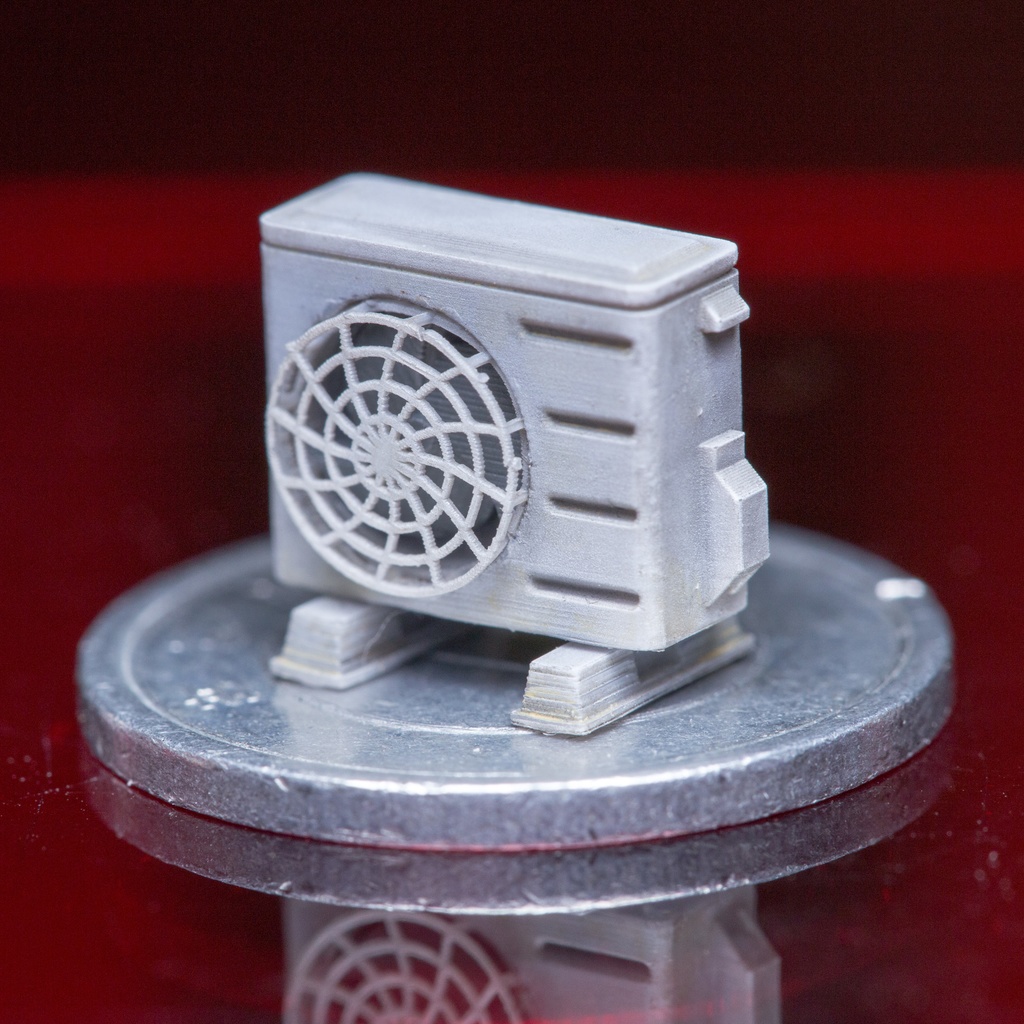 1/80スケール エアコン室外機 -model2000- 5個セット【送料無料】