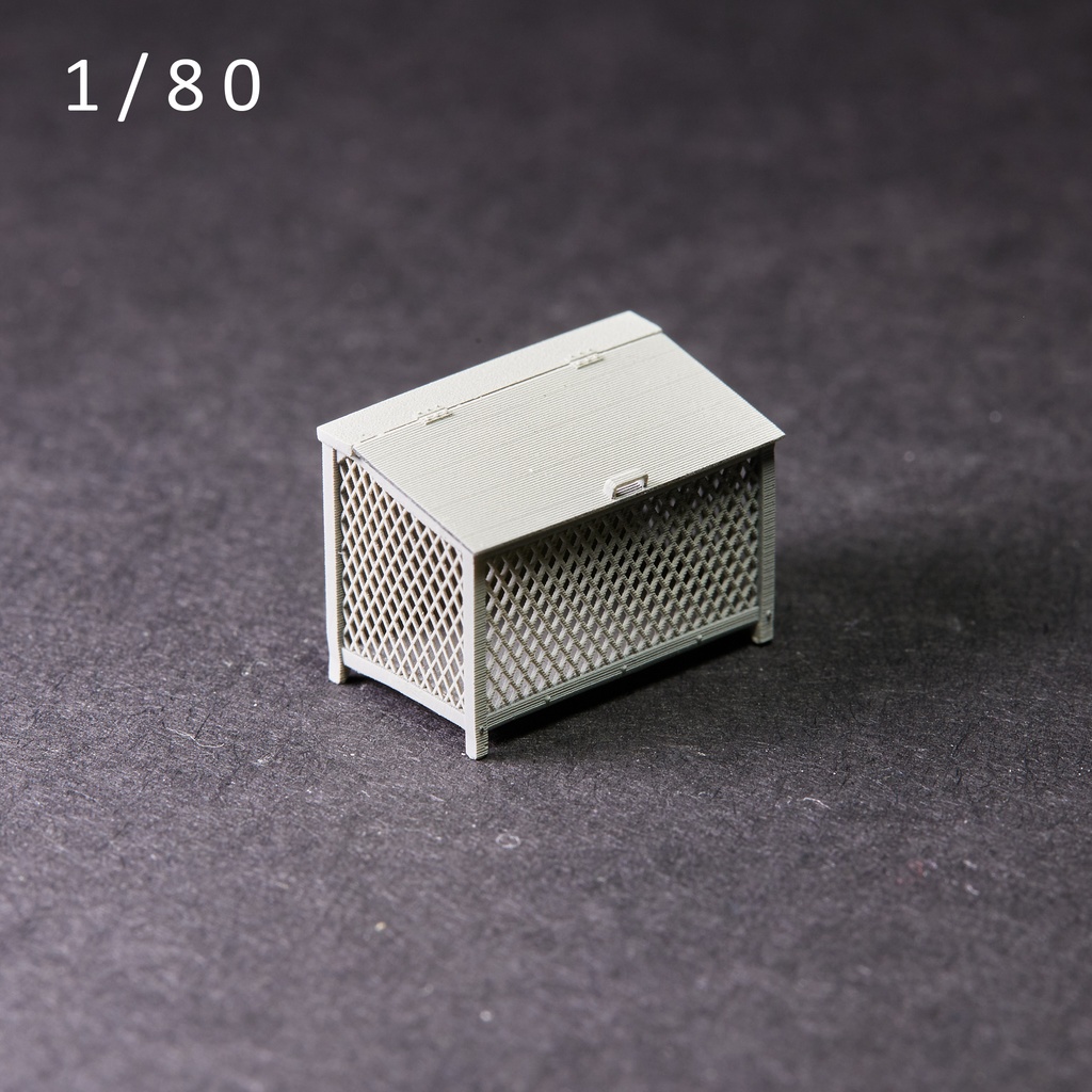 ゴミステーションB型 1/64~150スケール対応