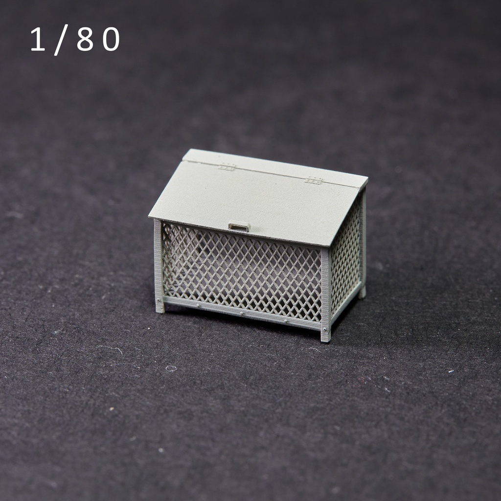 ゴミステーションB型 1/64~150スケール対応