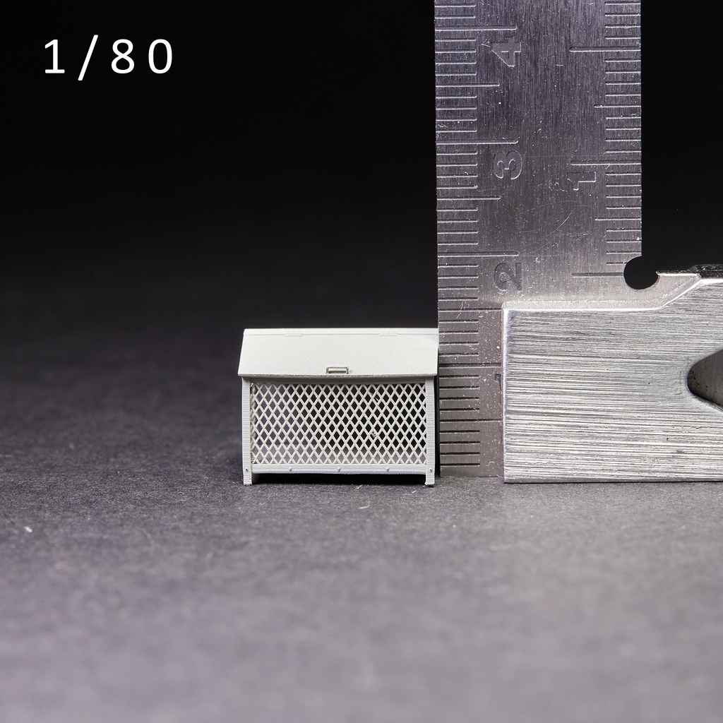 ゴミステーションB型 1/64~150スケール対応