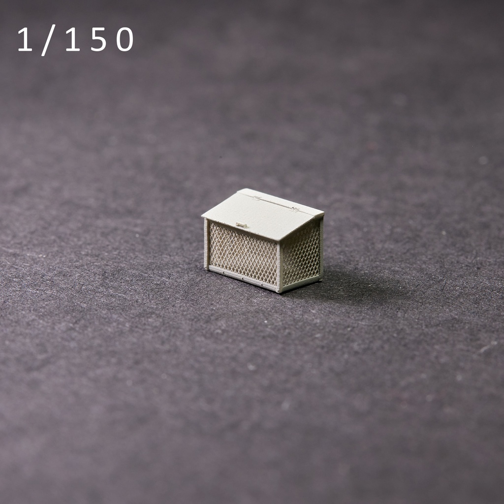 ゴミステーションB型 1/64~150スケール対応