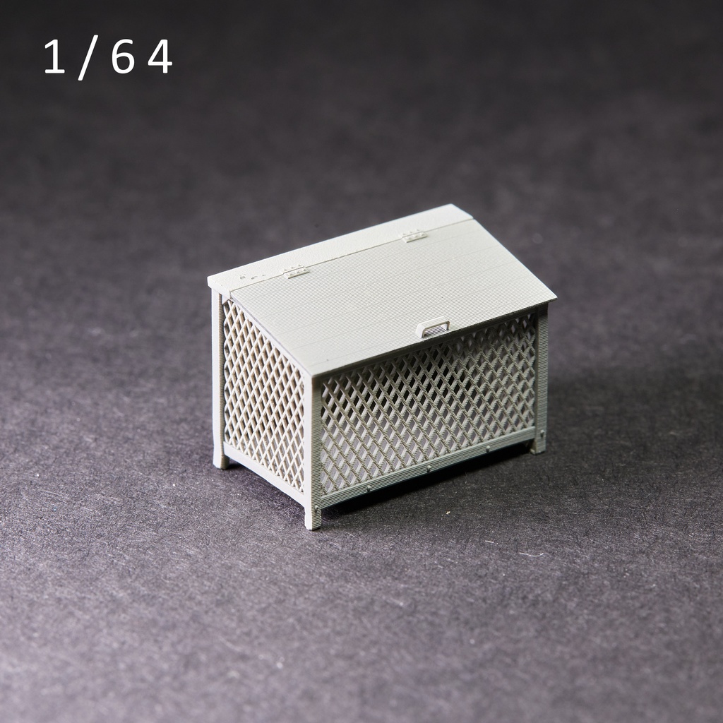 ゴミステーションB型 1/64~150スケール対応