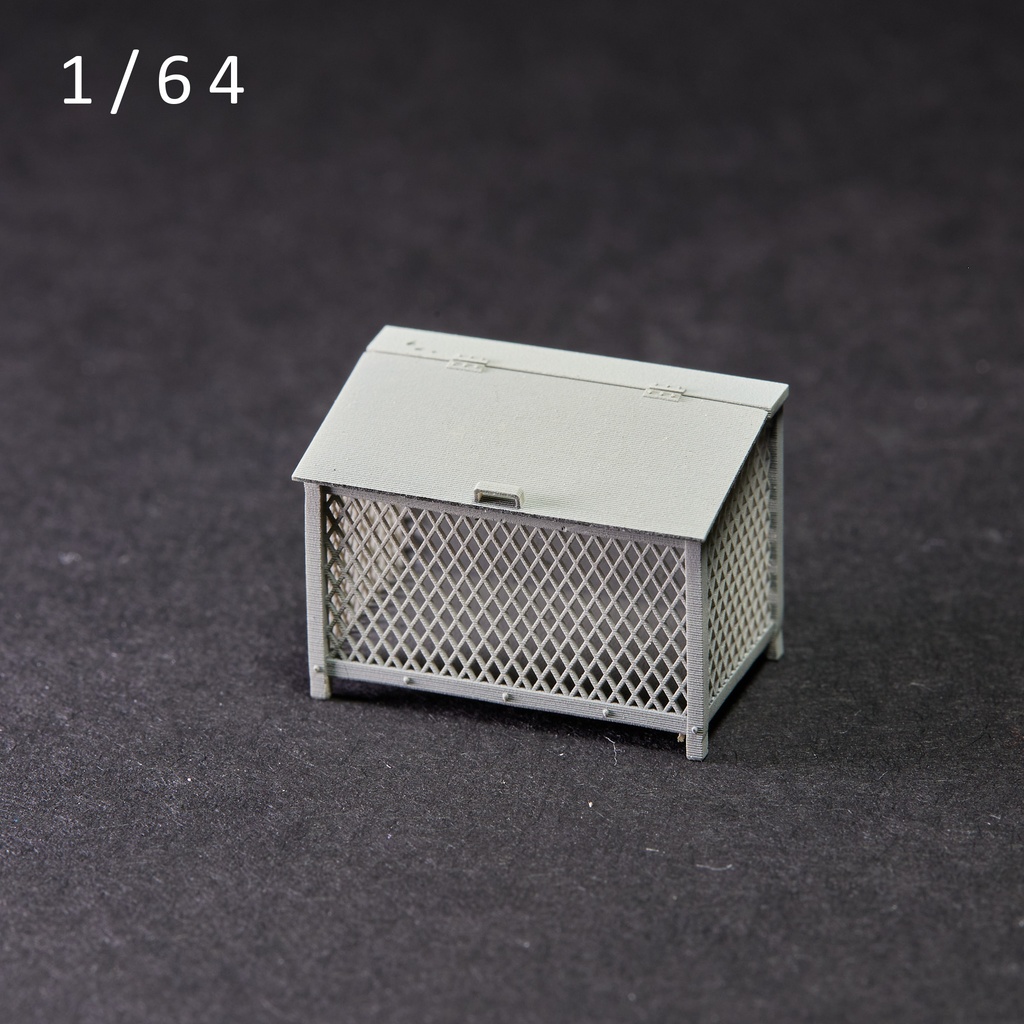 ゴミステーションB型 1/64~150スケール対応