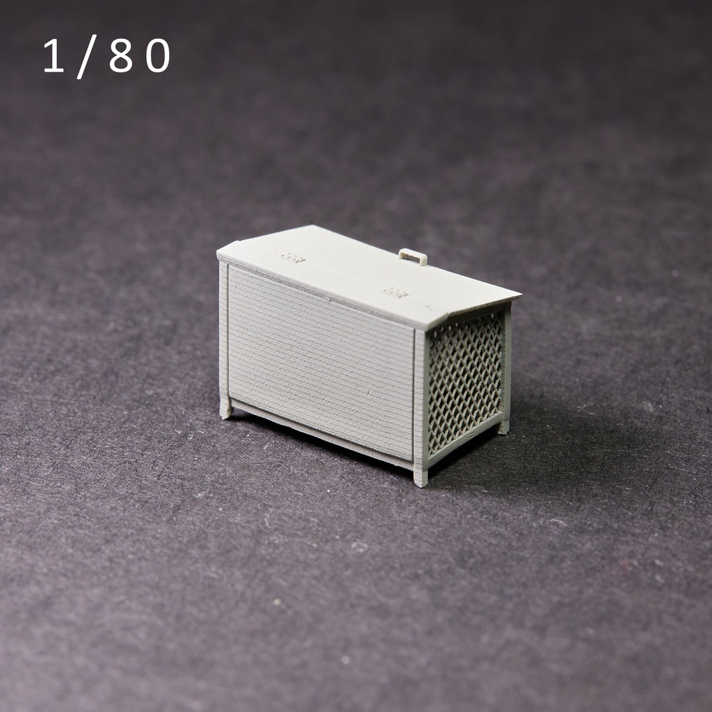 ゴミステーションB型 1/64~150スケール対応