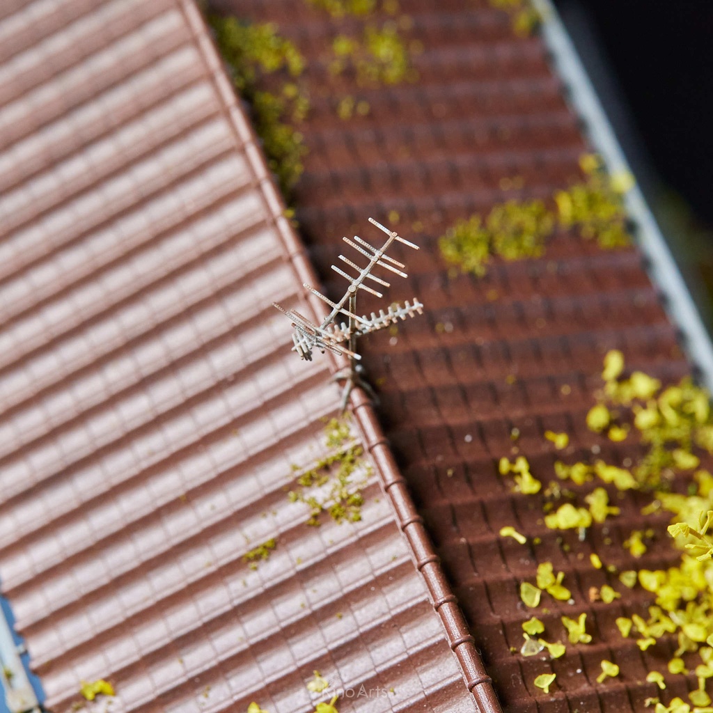 1/80スケール テレビアンテナ 8本セット【送料無料】