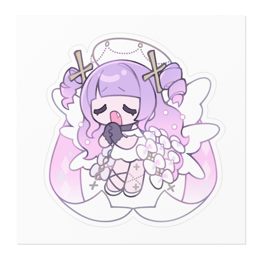 クュチャンのおまもりちょいデカステッカー(新たな衣装)