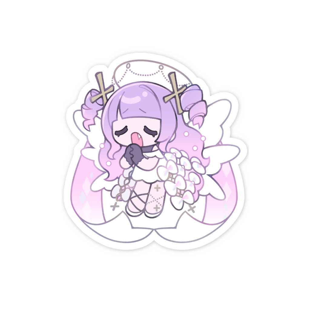 クュチャンのおまもりスマホステッカー(新たな衣装)