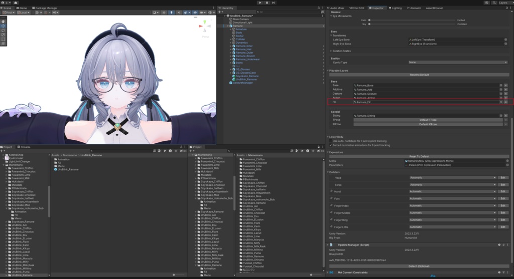 【ラムネ対応】うるちゅるまばたきシステム-UruBlink-【MA前提ギミック】