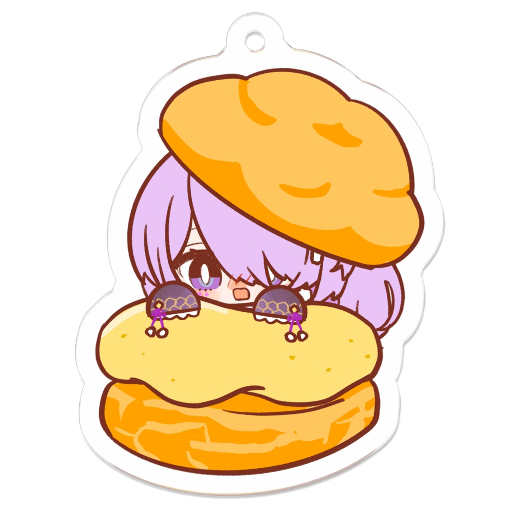 紋匁しゆーくりーむアクリルキーホルダー