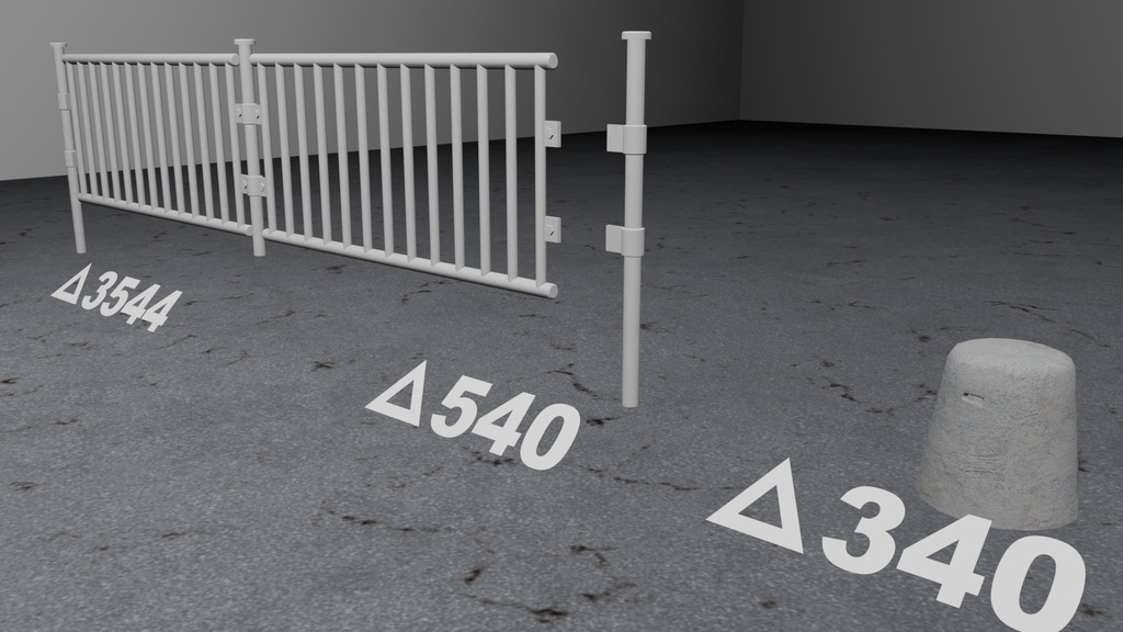 フェンスセットA1 /Road Fence set A1