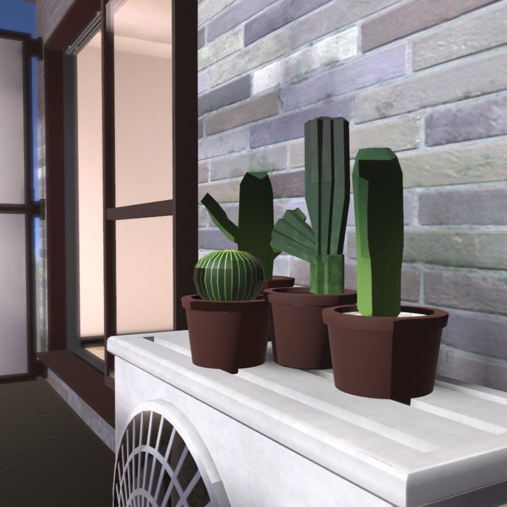 ワンルームアパートA1 2種のドア開閉ギミックつき /ApartmentCell A1 with door gimmicks