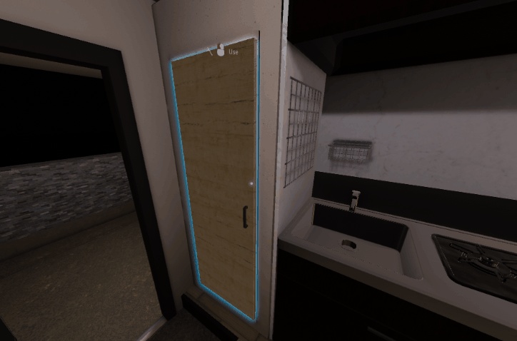 ワンルームアパートA1 2種のドア開閉ギミックつき /ApartmentCell A1 with door gimmicks