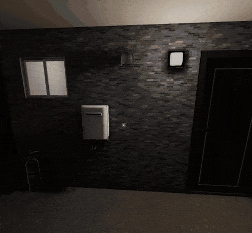 ワンルームアパートA1 2種のドア開閉ギミックつき /ApartmentCell A1 with door gimmicks