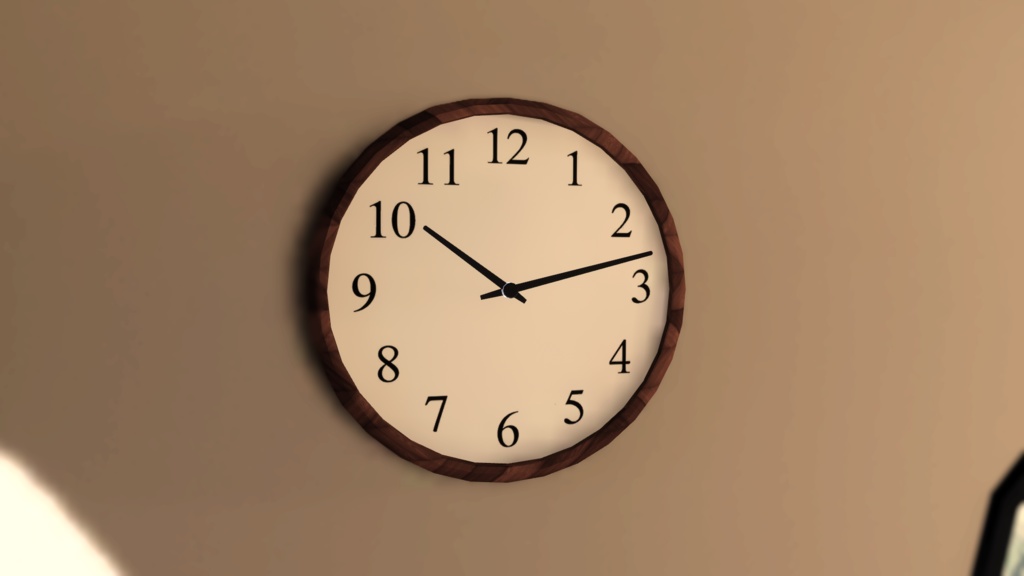 【無料】SimpleWallClock/シンプルな壁掛け時計