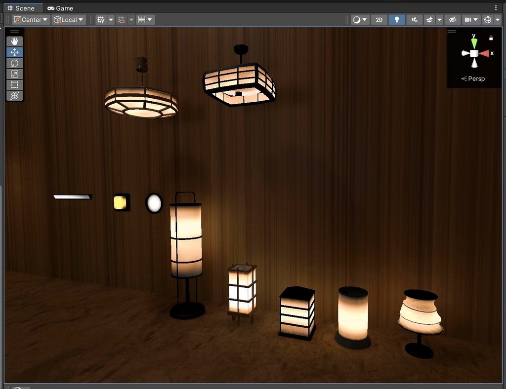 和風の照明器具セットA1